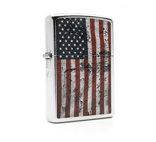Zippo americana distress chrome