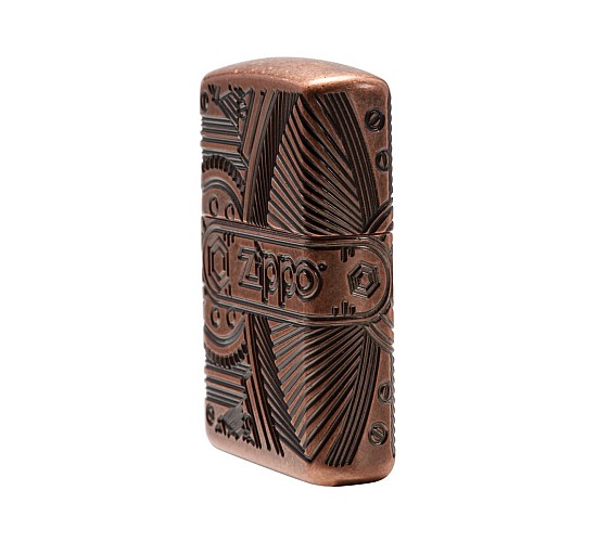 Zippo armor gears antique copper