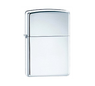 Zippo Armor aansteker met gepolijste high polish chrome afwerking en robuuste behuizing