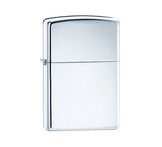 Zippo Armor aansteker met gepolijste high polish chrome afwerking en robuuste behuizing