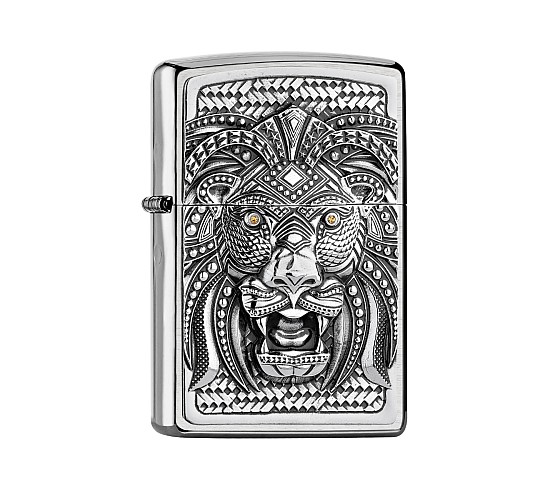 Zippo art lion