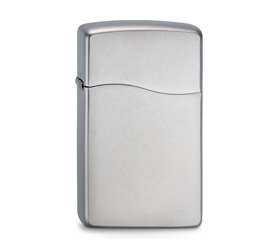 Zippo blu2 dusted chrome
