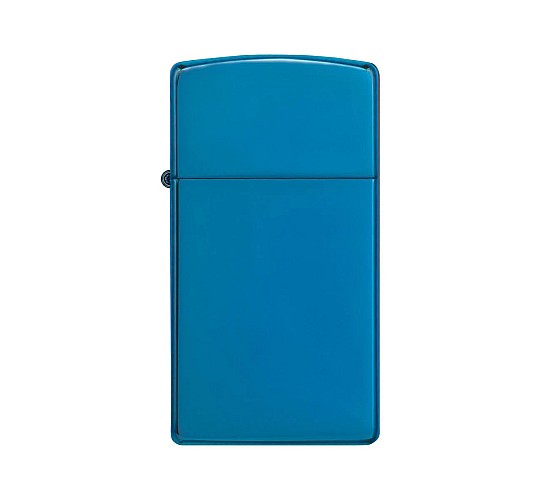 Zippo aansteker slim case finish Sapphire