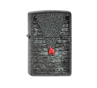 Zippo Brick and Flame