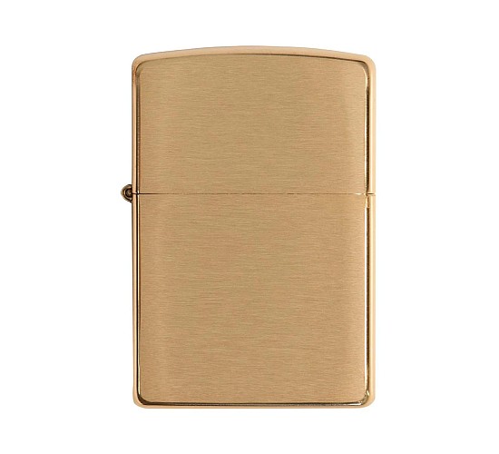 Zippo brushed brass classic