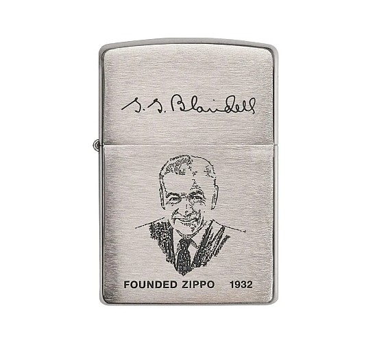 Zippo brushed chrome founded 1932