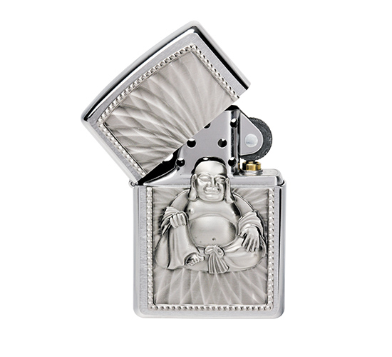 Zippo Buddha With 108 Pearls