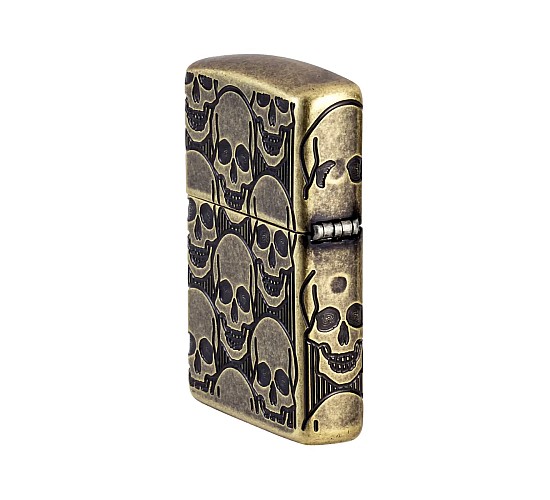 Zippo cackling cranium design multicut armor