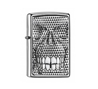 Zippo Carbon skull