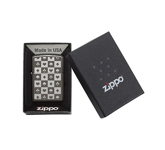 Zippo card suits box