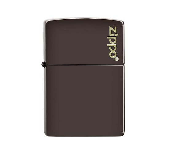 Zippo classic brown flat with logo