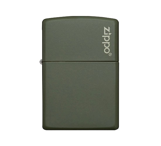 Zippo classic green matte with logo