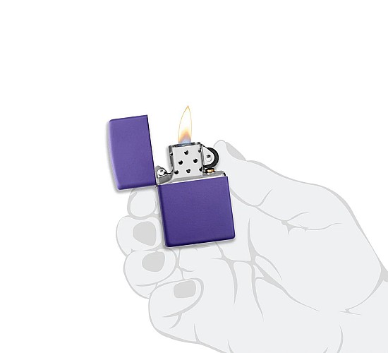Zippo classic matte purple