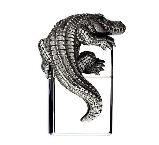 Zippo crocodile 3d figurine