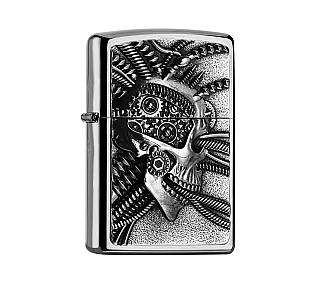 Zippo Cyberpunk skull