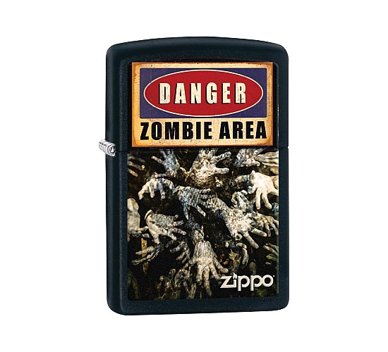 Zippo danger zombie area
