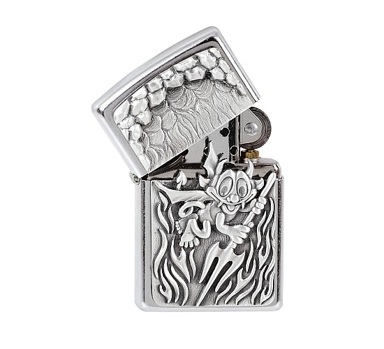 Zippo devil emblem