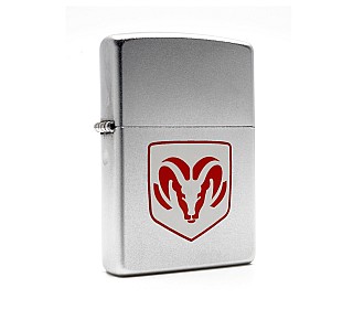Zippo Dodge logo satin