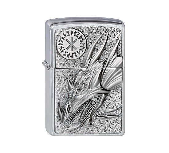 Zippo dragon amulet emblem