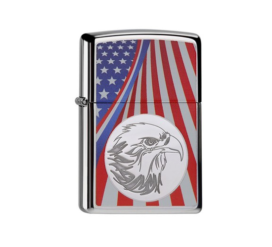 Zippo eagle and flag