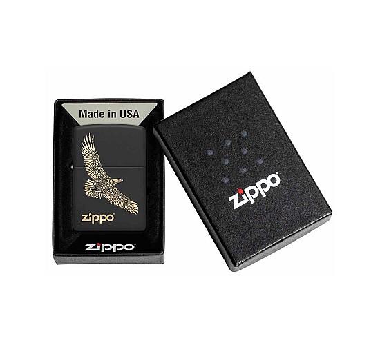 Zippo eagle black doosje