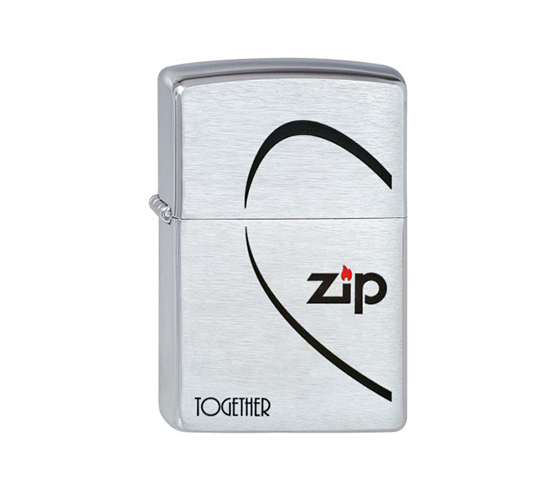 Zippo Regular met de tekst together