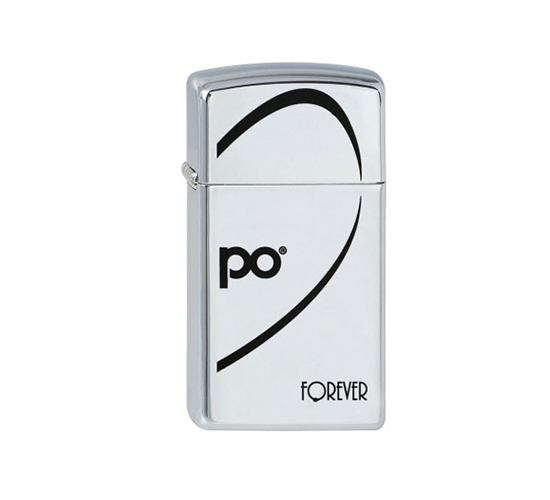 Zippo Slim met de tekst forever