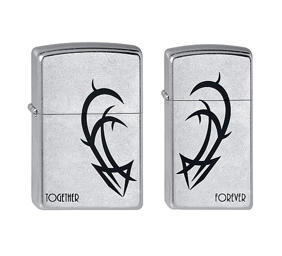 Zippo forever together tribal los