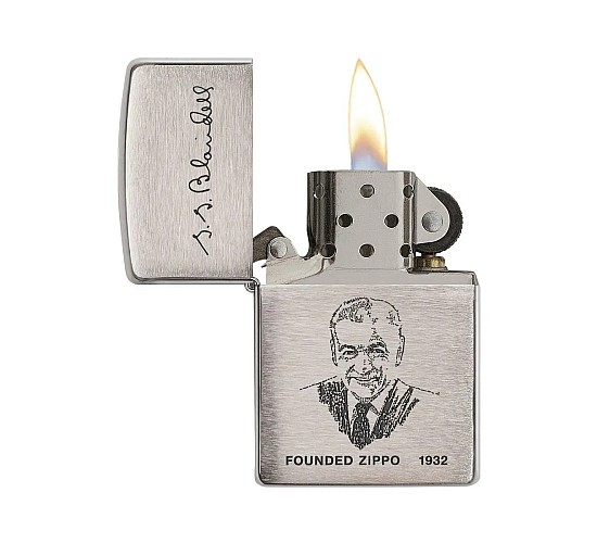 Zippo founded 1932 chromen versie