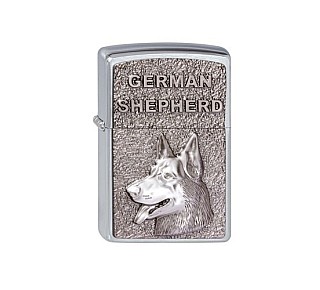 Zippo German Shepherd emblem