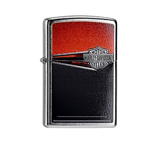 Zippo Harley Davidson Zwart/Rood