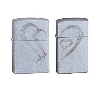 Zippo Heart Combi