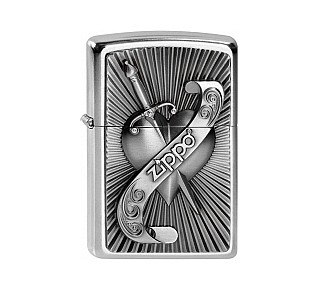 Zippo Heart with Sword