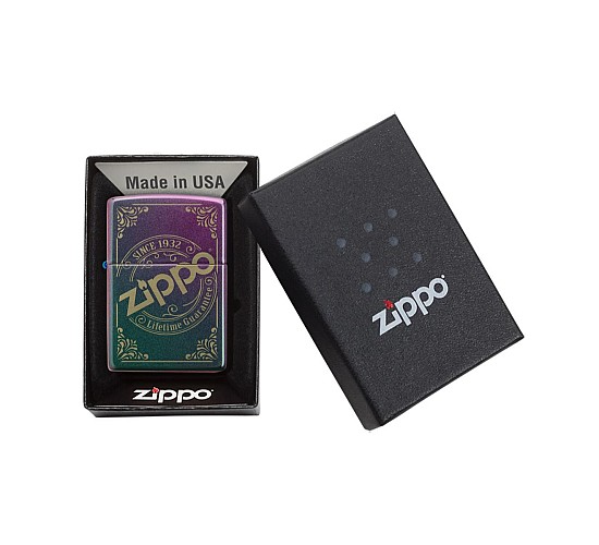Zippo iridescent since 1932 stamp
