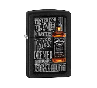 Zippo Ready Zwart Jack Daniel's