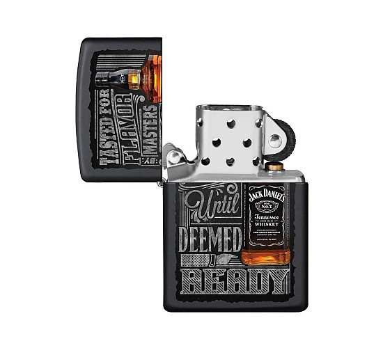 Zippo jack daniel black whiskey bottle