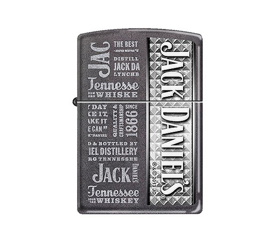 Zippo jack daniels grey dusk