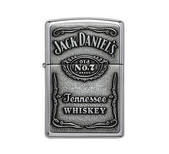 Jack Daniel's Brand Tennessee Whiskey Zippo chrome