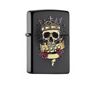 Zippo King skull