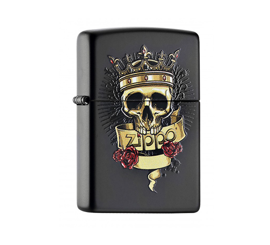 Zippo king skull