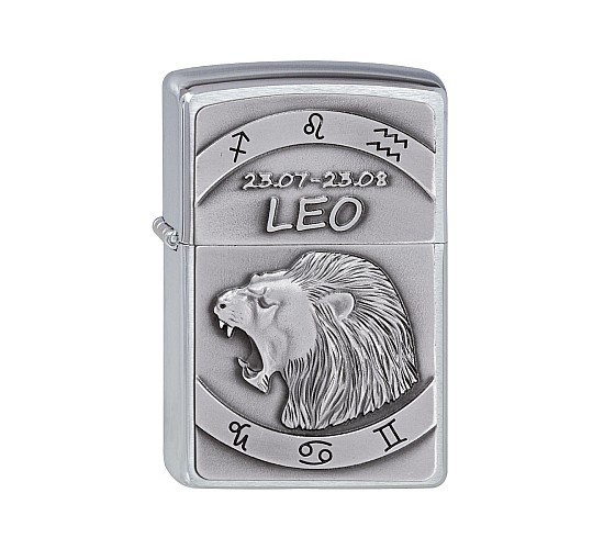 Zippo leo emblem zodiac