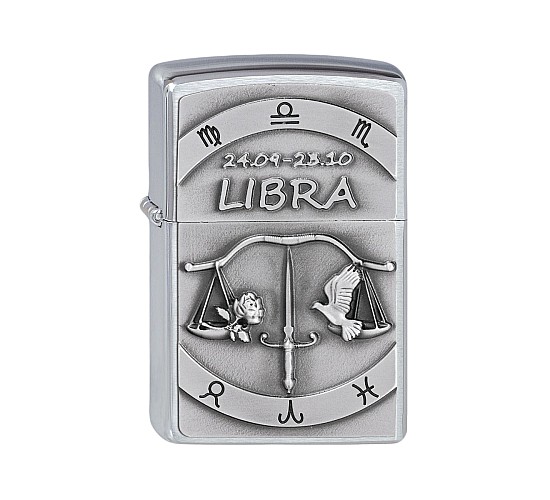 Zippo libra emblem zodiac