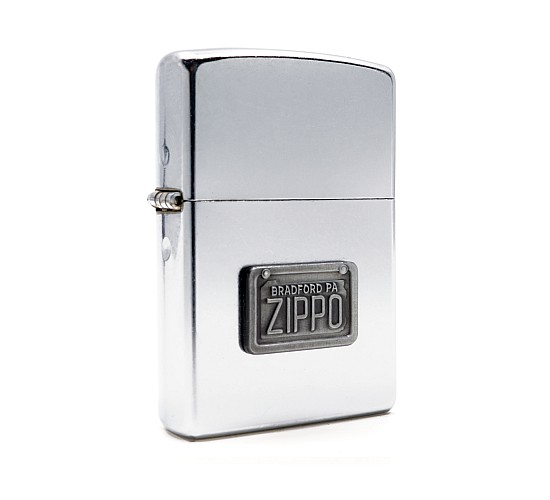 Zippo licence plate