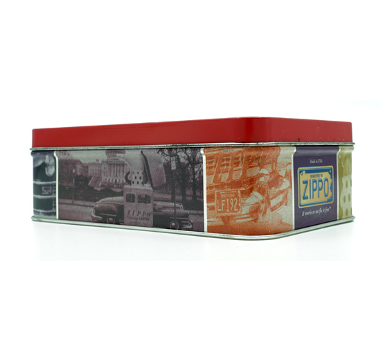 Zippo limited blikje the car