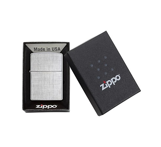 Zippo linen weave doosje
