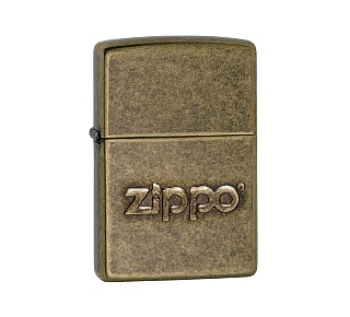 Zippo Logo stamp (antique brass)
