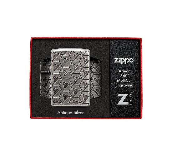 Zippo luxury geometric pattern design giftbox