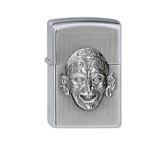 Zippo Maori Face emblem