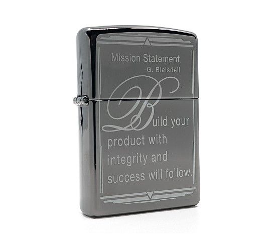 Zippo mission statement