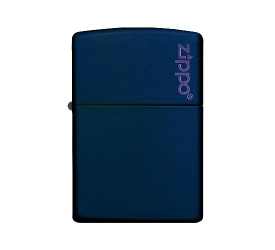 Zippo navy blue with logo